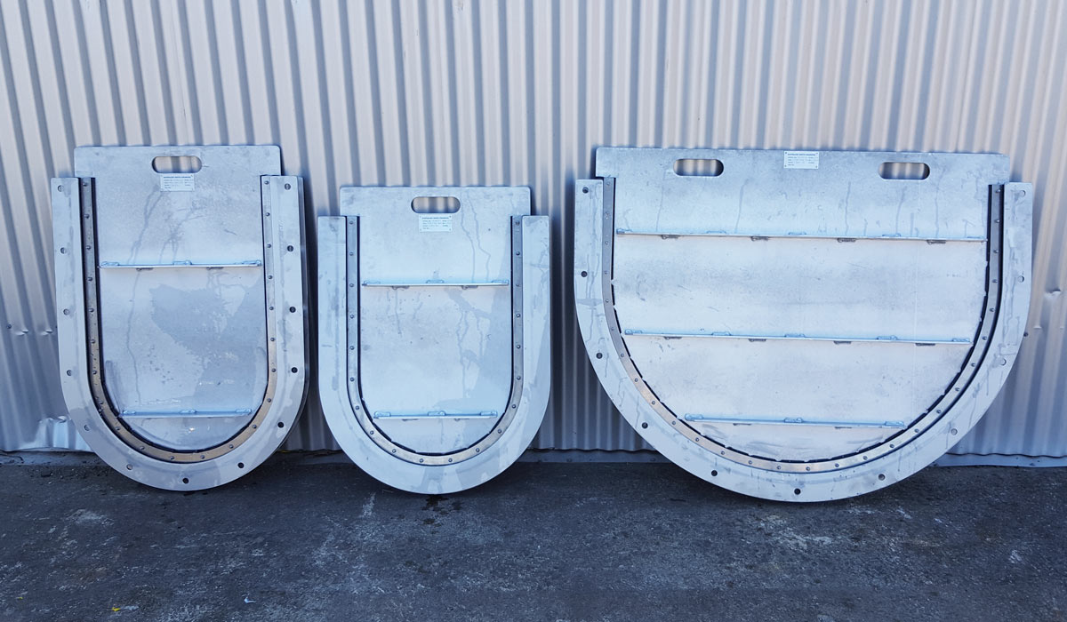 Round Bottom Stopboard - Australian Water Engineers